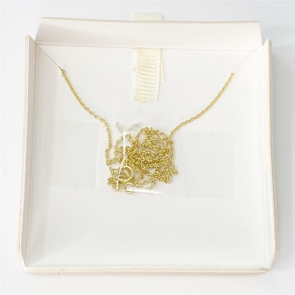 fearless Necklace from Argento Vivo Script Message Gold Word Art nwt New - Picture 7 of 9